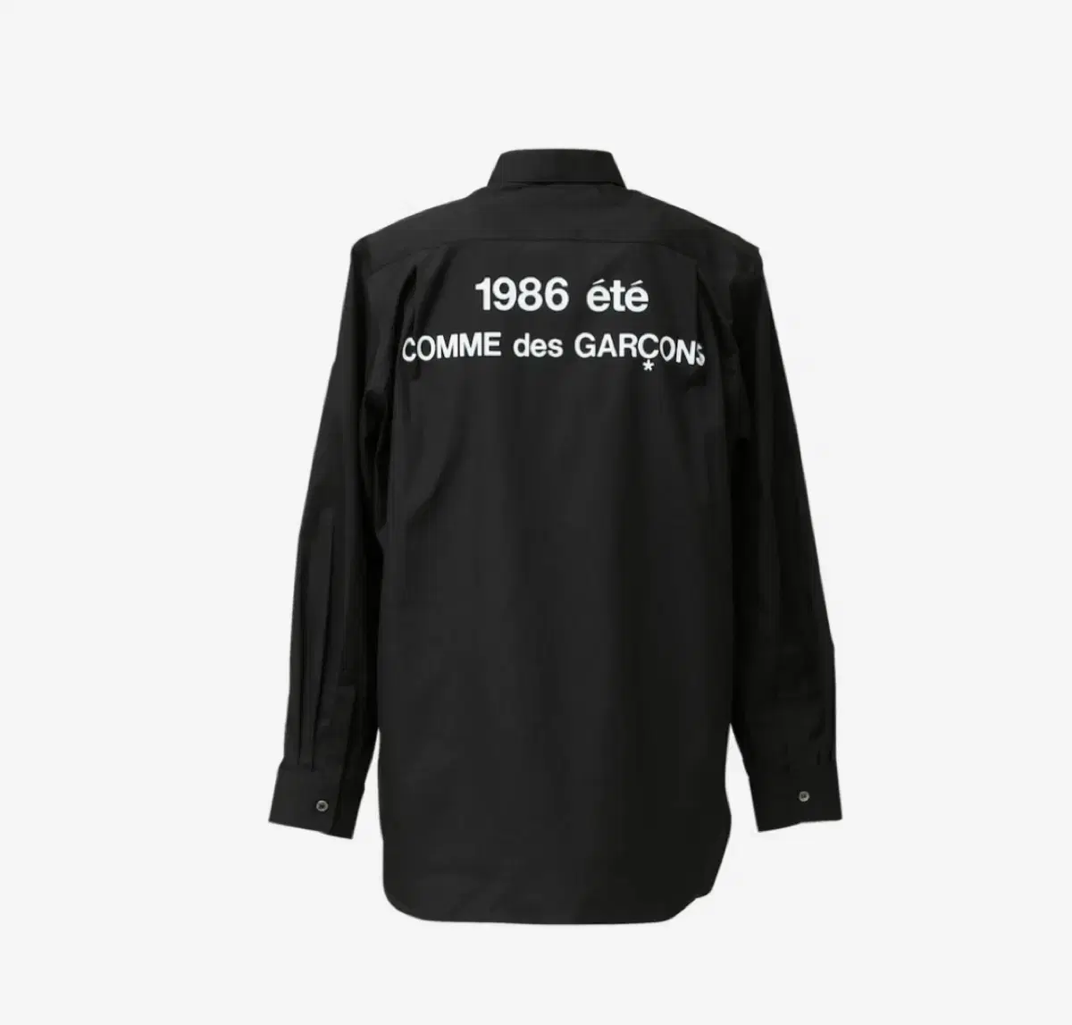 꼼데가르송 cdg 1986 아카이브 셔츠 블랙